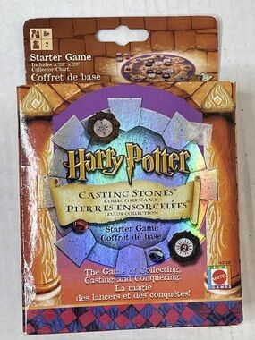 Harry Potter Casting Stones Starter Game – Mattel Collectible Board Game w/ Box